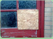 boarded up Watford